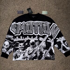 Mixed emotion sweater